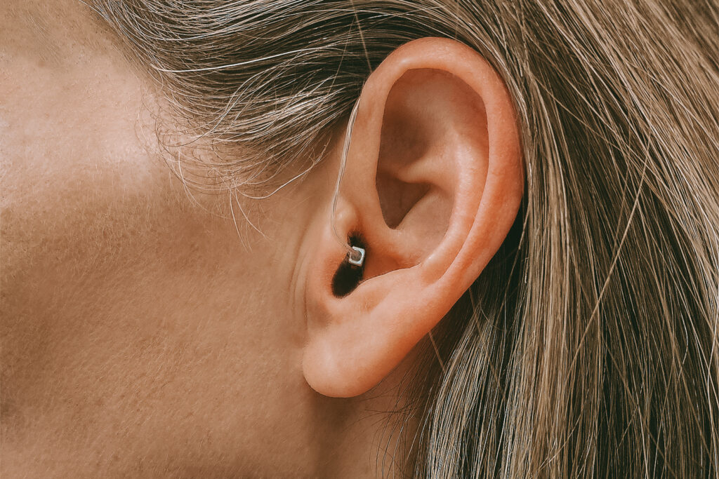 Enhance Select 50 hearing aids in ears